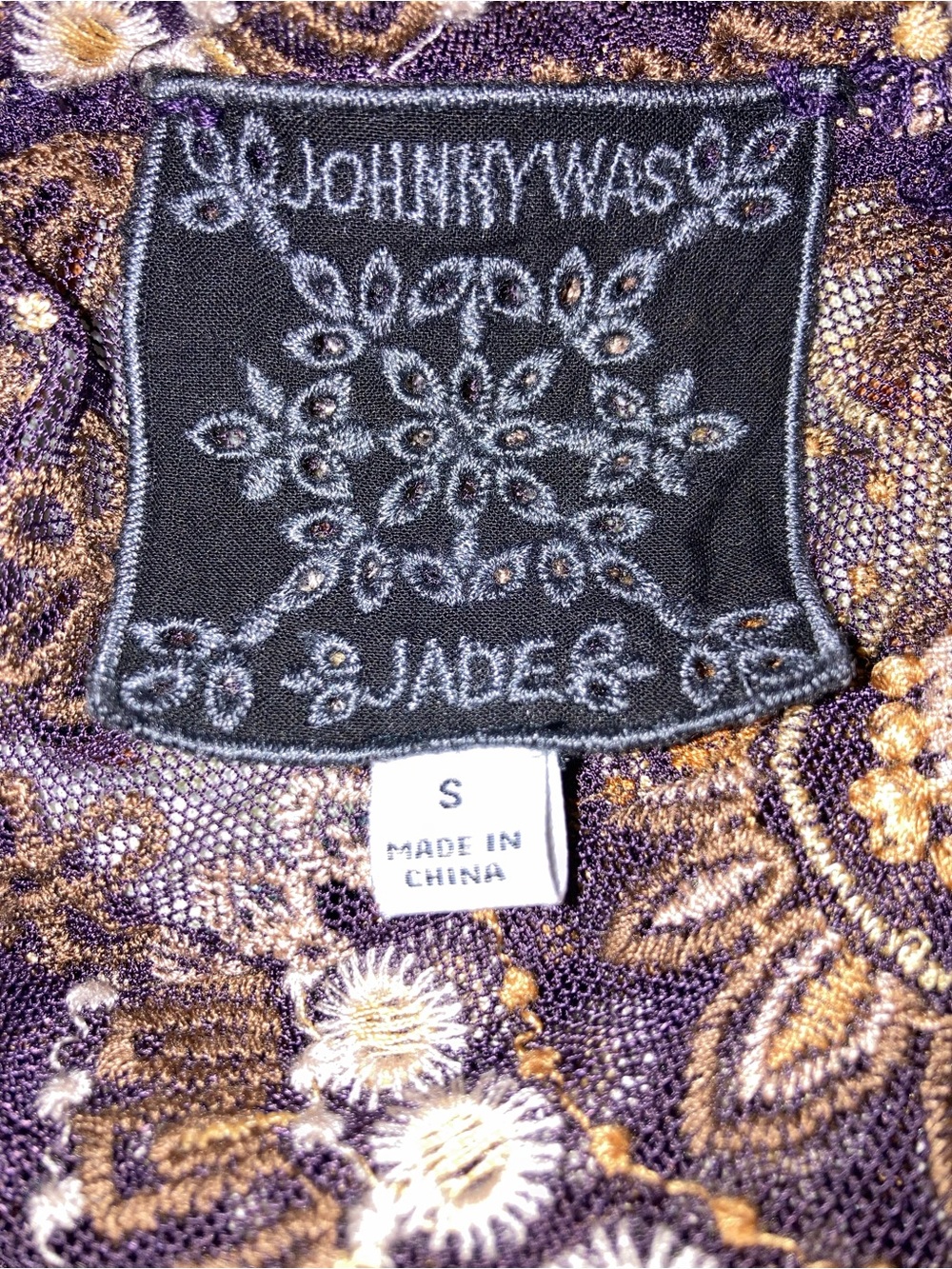 Johnny Was Jade Loving is easy mesh top size Small - Picture 7 of 10
